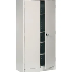 Tennsco Storage Cabinets<® Standard Steel Storage Cabinet, Non-Assembled, 72Hx36Wx18D", Light Gray