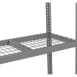 Tennsco Shelving<Wire Decking Shelving Unit, Medium Grey, 5/16"H x 48"W x 24"D
