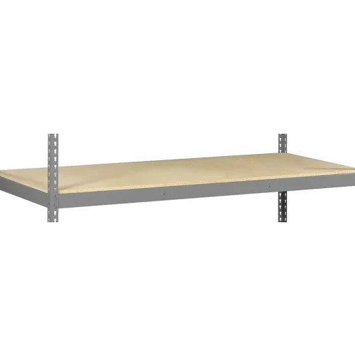 Tennsco Storage Cabinets<Z-Line Long Span Extra Shelf, Supports 2,250 lb., Medium Grey, 48"W x 24"D