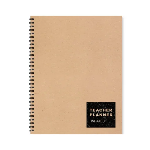TF Publishing Grade Books<Undated Teacher Planner, Solid Kraft (99-9602)