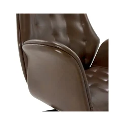 Thomasville Furniture Office Chairs<Brooks Ergonomic Bonded Leather Swivel Executive Chair, Brown (51493-BRN)