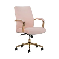 Thomasville Furniture Ergonomic Chairs<Jolie Ergonomic Fabric Swivel Desk Chair, (60068-BLSH)