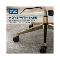 Thomasville Furniture Ergonomic Chairs<Jolie Ergonomic Fabric Swivel Desk Chair, (60068-BLSH)