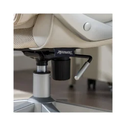 Thomasville Furniture Ergonomic Chairs<Josephine Ergonomic Bonded Leather Swivel Manager Chair, Beige (60071-CRM)