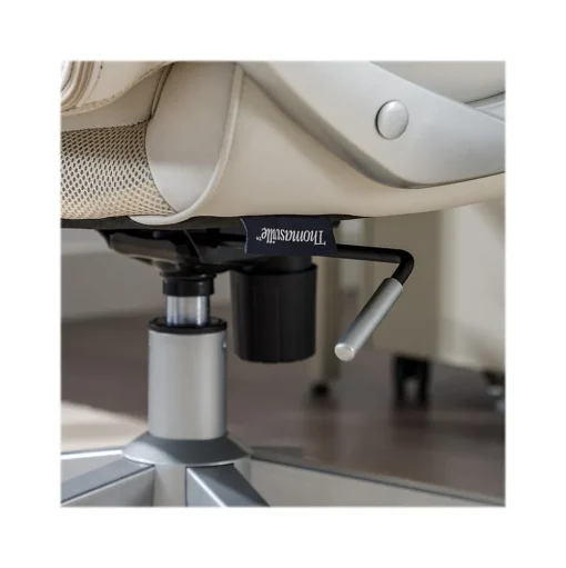 Thomasville Furniture Ergonomic Chairs<Josephine Ergonomic Bonded Leather Swivel Manager Chair, Beige (60071-CRM)