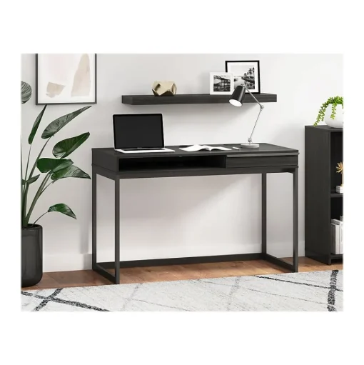 Thomasville Furniture Office Desks<Latimer 48"W Writing Desk, Burnt Ash (SPLS-LA48D-TV)