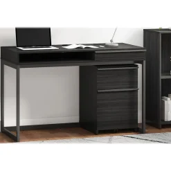 Thomasville Furniture File Cabinets<Latimer 2-Drawer Vertical File Cabinet, Pedestal, Burnt Ash, 20.8"D (SPLS-LADF-TV)