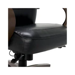 Thomasville Furniture Office Chairs<Lockhart Ergonomic Bonded Leather Swivel Executive Chair, Black (51494-BLK)
