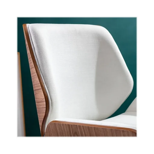 Thomasville Furniture Office Chairs<Sansovino Fabric Task Chair, White/Brown (60067)