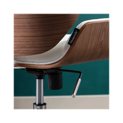 Thomasville Furniture Office Chairs<Sansovino Fabric Task Chair, White/Brown (60067)
