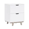 Thomasville Furniture File Cabinets<Whitney 2-Drawer Lateral File Cabinet, Letter/Legal Size, 31.25"H x 23.75"W x 20"D, White (SPLS-WHLF-TV)