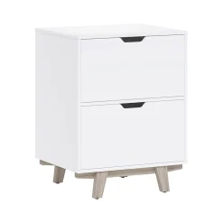 Thomasville Furniture File Cabinets<Whitney 2-Drawer Lateral File Cabinet, Letter/Legal Size, 31.25"H x 23.75"W x 20"D, White (SPLS-WHLF-TV)