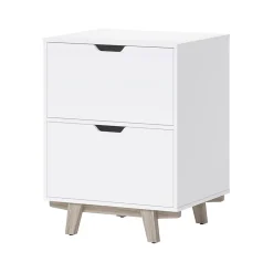 Thomasville Furniture File Cabinets<Whitney 2-Drawer Lateral File Cabinet, Letter/Legal Size, 31.25"H x 23.75"W x 20"D, White (SPLS-WHLF-TV)