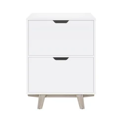 Thomasville Furniture File Cabinets<Whitney 2-Drawer Lateral File Cabinet, Letter/Legal Size, 31.25"H x 23.75"W x 20"D, White (SPLS-WHLF-TV)