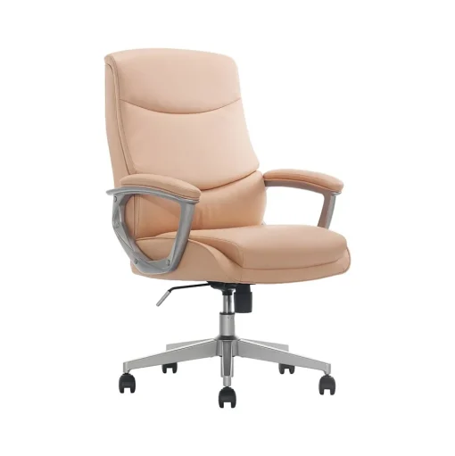 Thomasville Furniture Ergonomic Chairs<Thomasville Josephine Ergonomic Bonded Leather Swivel Manager Chair, (60071-BLSH)