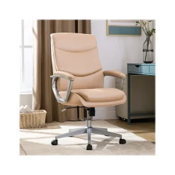 Thomasville Furniture Ergonomic Chairs<Thomasville Josephine Ergonomic Bonded Leather Swivel Manager Chair, (60071-BLSH)