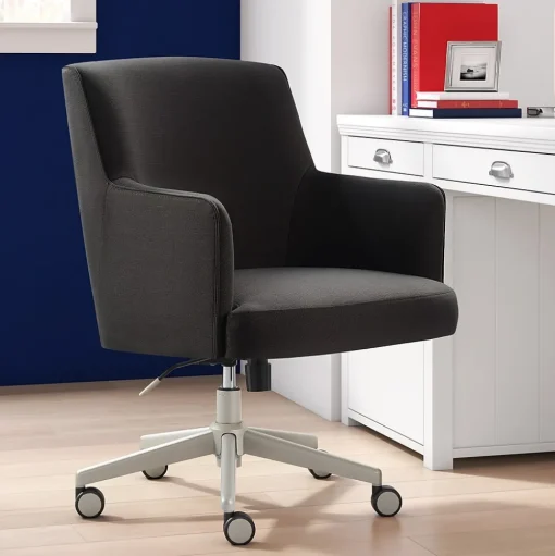 Tommy Hilfiger Office Chairs<Belmont Ergonomic Twill Swivel Executive Chair, Gray (CHR10061B)