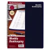 TOPS Accounting & Record Journals<Bookkeeping Record, 8 Columns, 8.5" x 11", Blue, 32 Sheets/Book (AFR71)