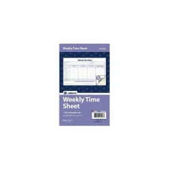 TOPS Hr Forms<™ Carbonless Weekly Time Sheet, 2-Part, 100/Pack (NC9507)
