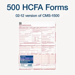 TOPS Medical Forms<CMS-1500 Health Insurance Claims, 500/Pack (TOP 50126RV)