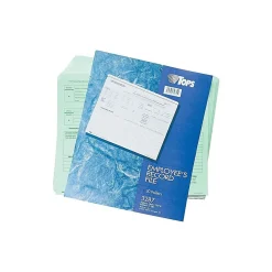 TOPS Hr Forms<Employee Record File Straight Cut, 20/Pack (TOP 3287)