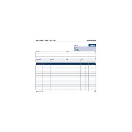 TOPS Business Forms<3-Part Carbonless Invoices, 100 Sets/Book (NC3872)