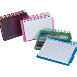 TOPS Index Cards<View Front Spiral 3" x5" Index Cards, Ruled, 50/Pack, 10 Packs/Bundle (ESS73138)