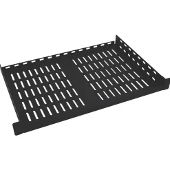 Tripp Lite Shelving<Rack Shelf for 4 Post Rack Toolless Mounting, Black (SRSHELF2P1UTM)