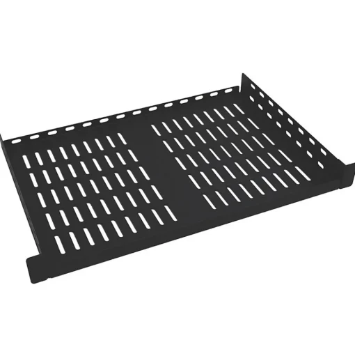 Tripp Lite Shelving<Rack Shelf for 4 Post Rack Toolless Mounting, Black (SRSHELF2P1UTM)