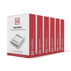 TRU RED Large Quantity Paper<™ 8.5" x 11" Copy Paper, 20 lbs., 92 Brightness, 600 Sheets/Ream, 6 Reams/Carton (TR62091)