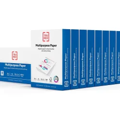 TRU RED Multipurpose Paper<™ 8.5" x 11" Multipurpose Paper, 20 lbs., 96 Brightness, 500 Sheets/Ream, 8 Reams/Carton (TR56964)