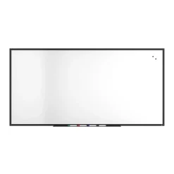 TRU RED Dry Erase<™ Magnetic Porcelain Dry Erase Board, Black Frame, 8' x 4' (TR61191)