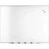 TRU RED Dry Erase<™ Magnetic Steel Dry Erase Board, Satin Frame, 4' x 3' (TR61175)