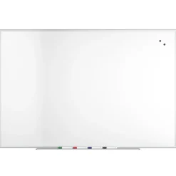 TRU RED Dry Erase<™ Magnetic Steel Dry Erase Board, Satin Frame, 6' x 4' (TR61177)