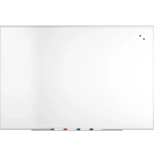 TRU RED Dry Erase<™ Magnetic Steel Dry Erase Board, Satin Frame, 6' x 4' (TR61177)