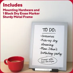 TRU RED Dry Erase<Melamine Dry-Erase Whiteboard, Aluminum Frame, 8.5" x 11" (TR62580)