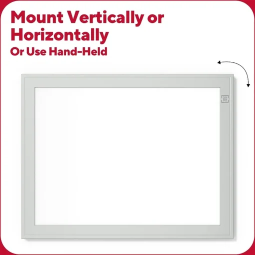 TRU RED Dry Erase<Melamine Dry-Erase Whiteboard, Aluminum Frame, 8.5" x 11" (TR62580)