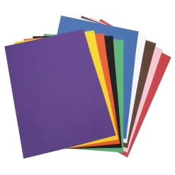 Tru-Ray Construction Paper<9" x 12" Construction Paper, Assorted Colors, 50 Sheets (P103031)