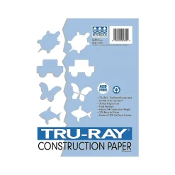 Pacon Construction Paper<Tru-Ray 12" x 18" Construction Paper, White, 50 Sheets (P103058)