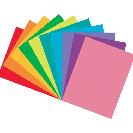 Tru-Ray Construction Paper<9" x 12" Construction Paper, Vibrant Assorted, 150 Sheets/Pack (P6685)