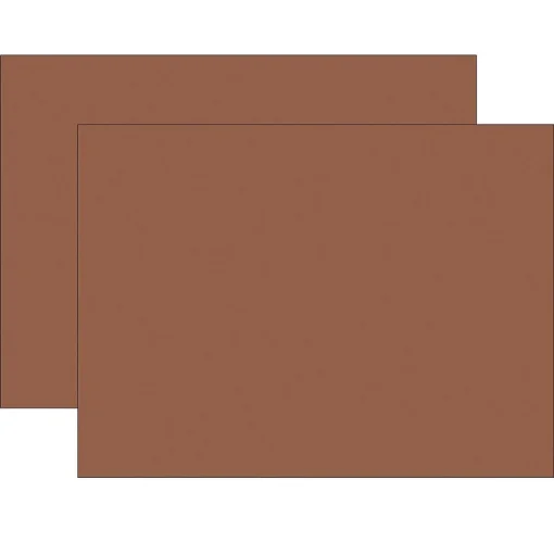Pacon Construction Paper<Tru-Ray® Construction Paper, Warm Brown, 18" x 24", 50 Sheets Per Pack, 2 Packs (PAC103089-2)
