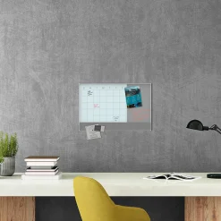 U Brands Dry Erase<Combination Dry-Erase Whiteboard, Aluminum Frame, 2' x 1.5' (3196U00-01)
