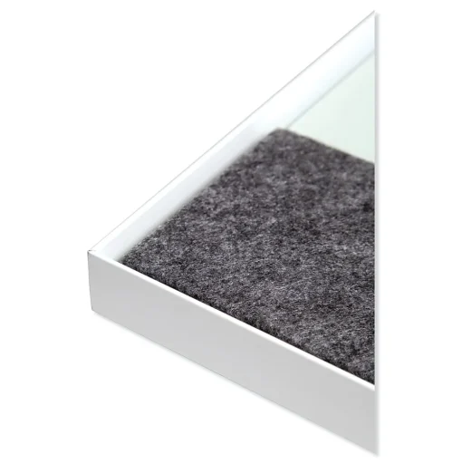 U Brands Dry Erase<Combination Dry-Erase Whiteboard, Aluminum Frame, 2' x 1.5' (3196U00-01)