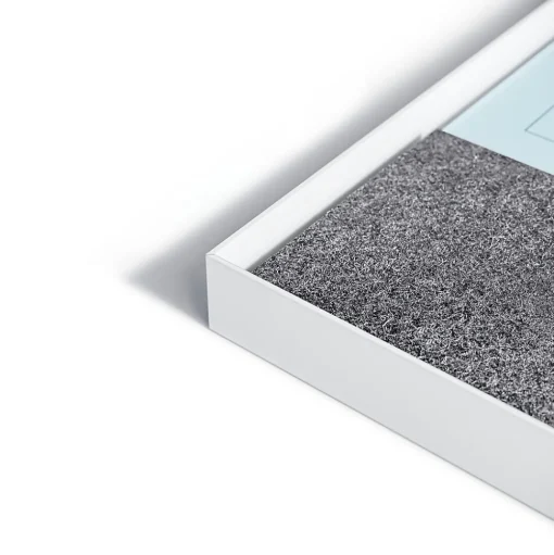 U Brands Dry Erase<Combination Dry-Erase Whiteboard, Aluminum Frame, 4' x 3' (3198U00-01)