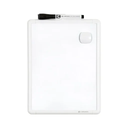 U Brands Dry Erase<Contempo Dry-Erase Whiteboard, Plastic Frame, 0.71' x 0.92' (251U00-04)