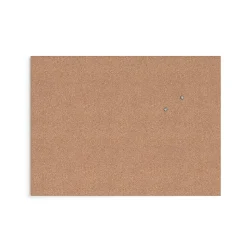 U Brands Bulletin<Cork Bulletin Board, Frameless, 2' x 1.5' (2873U00-01)