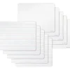 U Brands Dry Erase<Double Sided Dry Erase Student Boards, Ruled and Plain, 12" x 9", 10/Pack (483U00-01)