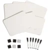 U Brands Dry Erase<Dry-Erase Whiteboard, 12" x 9", 6/Pack (3135U00-01)