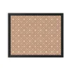 U Brands Bulletin<Fashion Cork Bulletin Board, Black Frame, 16"H x 20"W (2883U00-01)