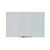 U Brands Dry Erase<Floating Glass Ghost Grid Dry Erase Board, Frameless, 3' x 2' (2798U00-01)